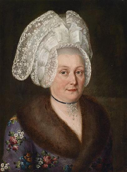 unknow artist Portrait of an elegant woman Sweden oil painting art